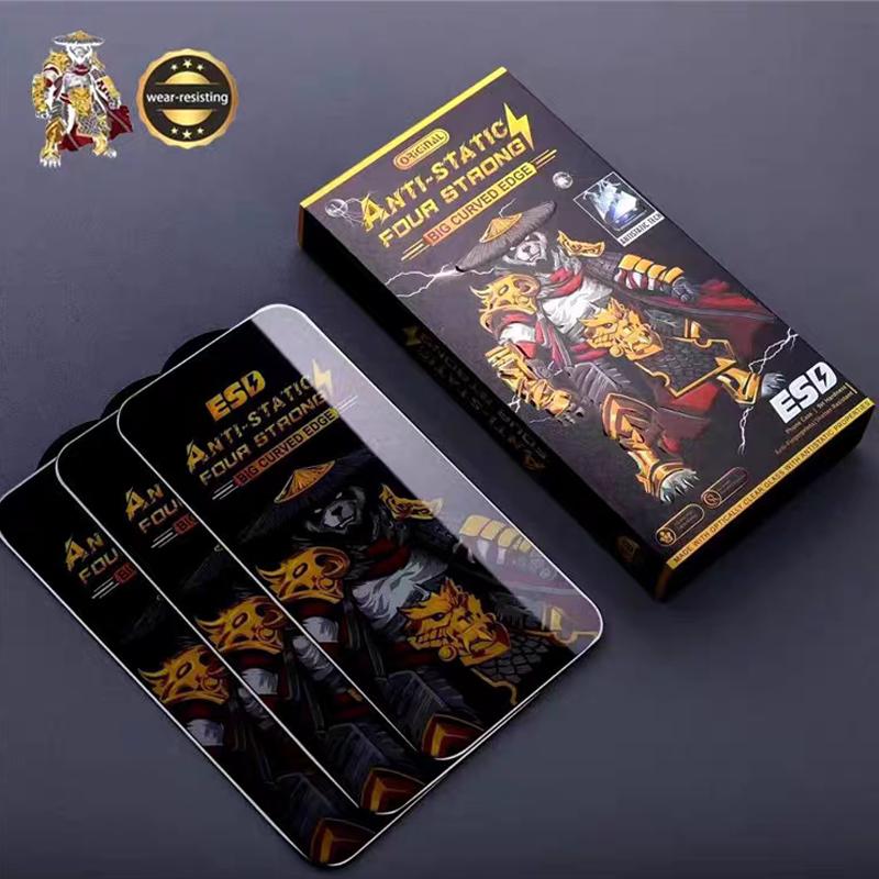 1-3PCS Glass For iPhone 15 14 12 11 13 Pro Max Frosted Screen Protectors For iPhone 15 Pro X XR XS MAX Anti-spy Protective Glass