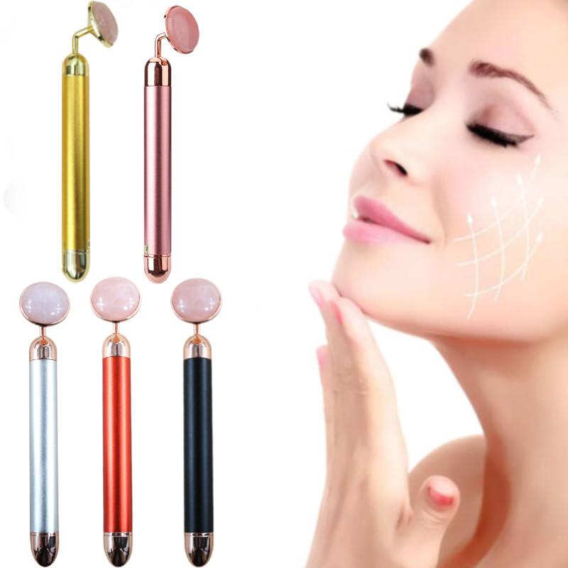 Jade Massager Electric Face Hand Eye Neck Body Anti Ageing Therapy Beauty Device