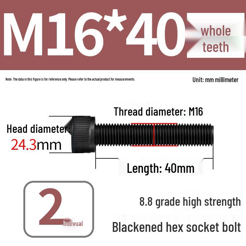 8.8 High-Strength Socket Head Cap Screw Bolt (M4-M20)