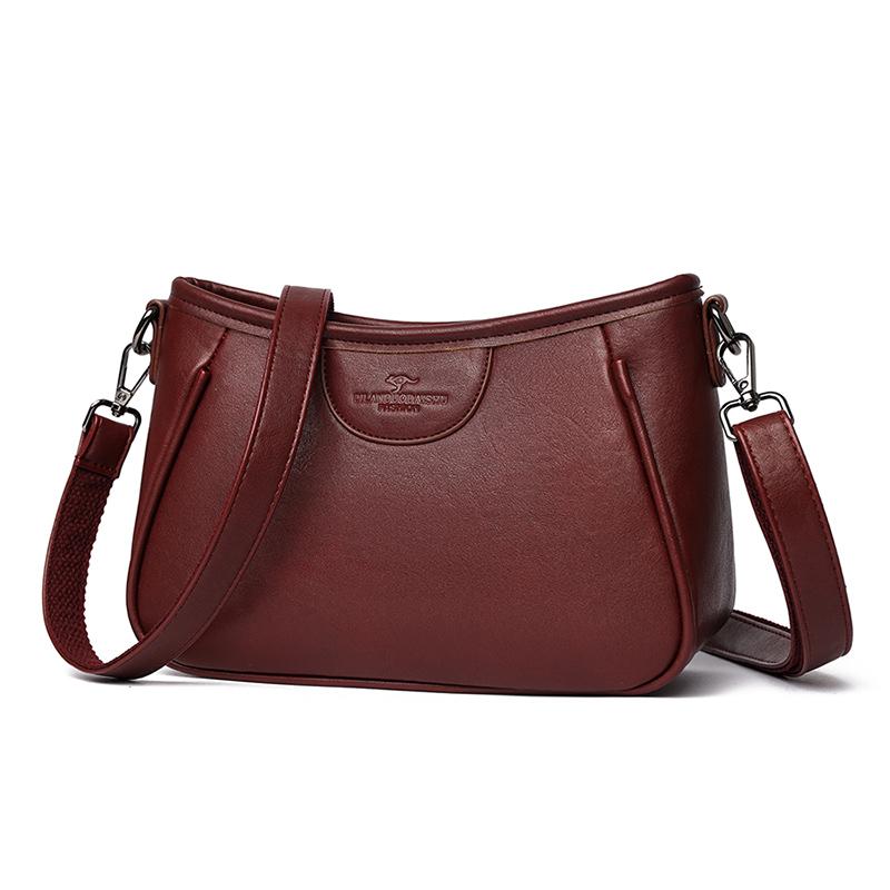 Brand Luxury Leather Woman Handbags Shoulder Crossbody Tote Bag Ladies Designer Crossbody Sac High Quality Daily Commuter Bags