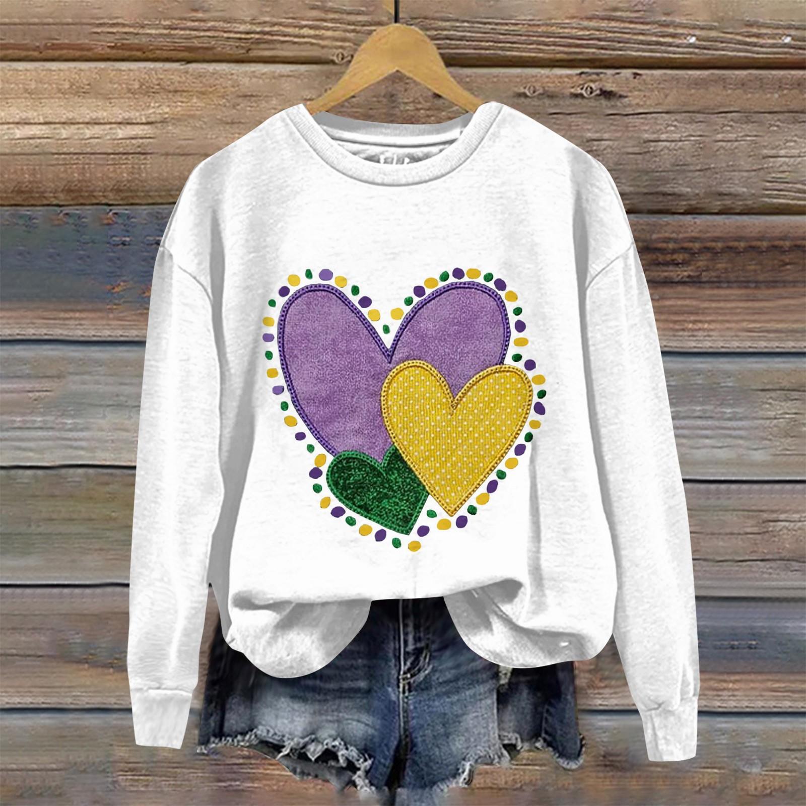 

Женская свободная повседневная толстовка с круглым вырезом и длинными рукавами с принтом «Карнавал», модный топ с длинными рукавами XXXL белый