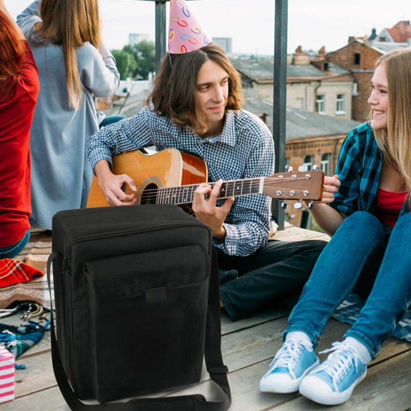 Protective Dust Case for JYX Karaoke Machine Holder Dust Case with Shoulder Straps Accessories Pocket Case