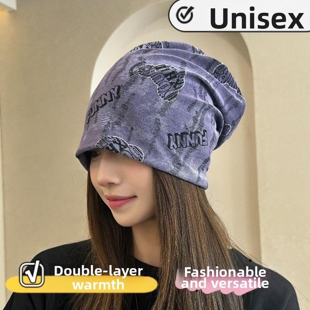 

Полиэстер Хлопок Женские Шапки-Бини Мягкая Шапка-Ухогрейка Повседневная Послеродовая Шапка для Женщин и Мужчин фиолетовый