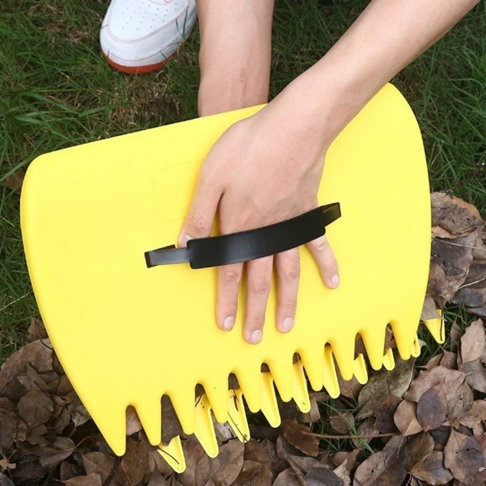 1 Pair Wear-resistant Leaf Catcher Labor-saving Leaf Grabber for Picking Up Leaves Grass Clippings