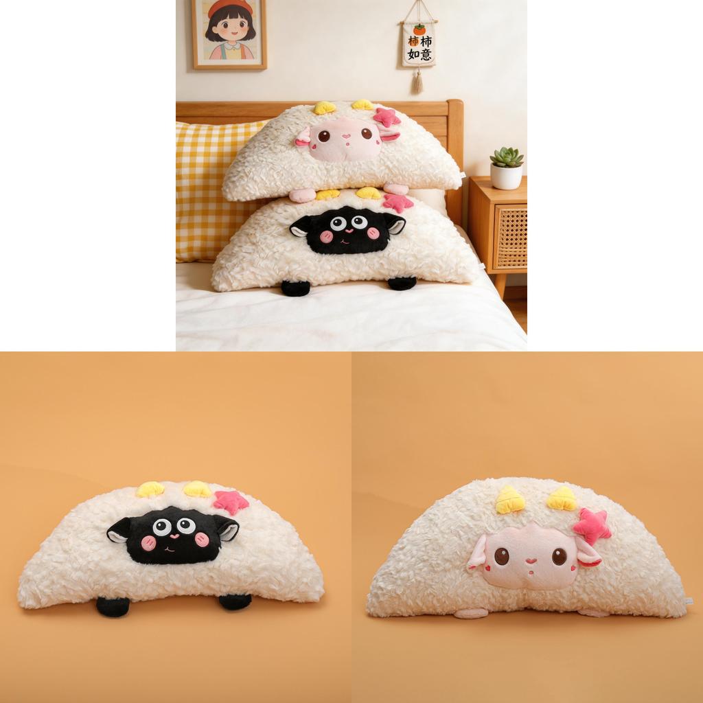 Sheep Plush For Girls Sleep Comfort For Lounge Couch Bed Support