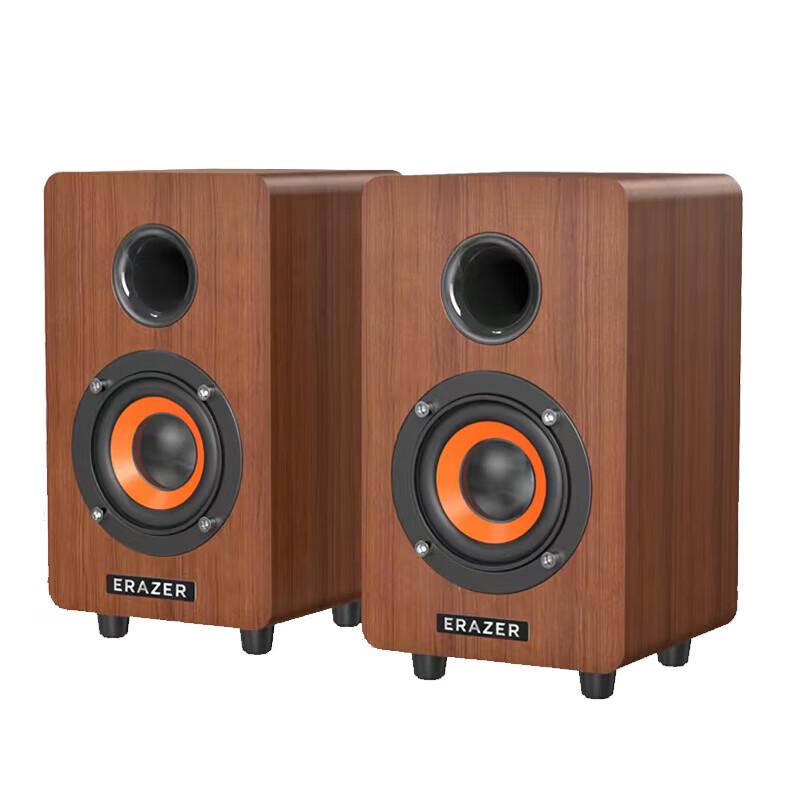 Lenovo A800 Retro Wooden USB Wired Desktop Speakers CN plug (adapter included)