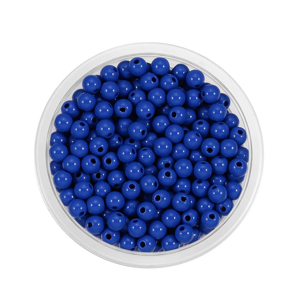 Colorful 6mm Acrylic Rice Spacer Beads for DIY Jewelry and Clothing