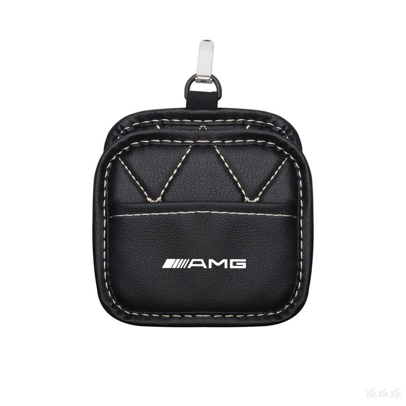 SFX1  Car Air Outlet Convenient Storage Bag Auto Interior Accessories For Mercedes Benz AMG W204 W205 W203 W211 W212 W213 W201 sticker
