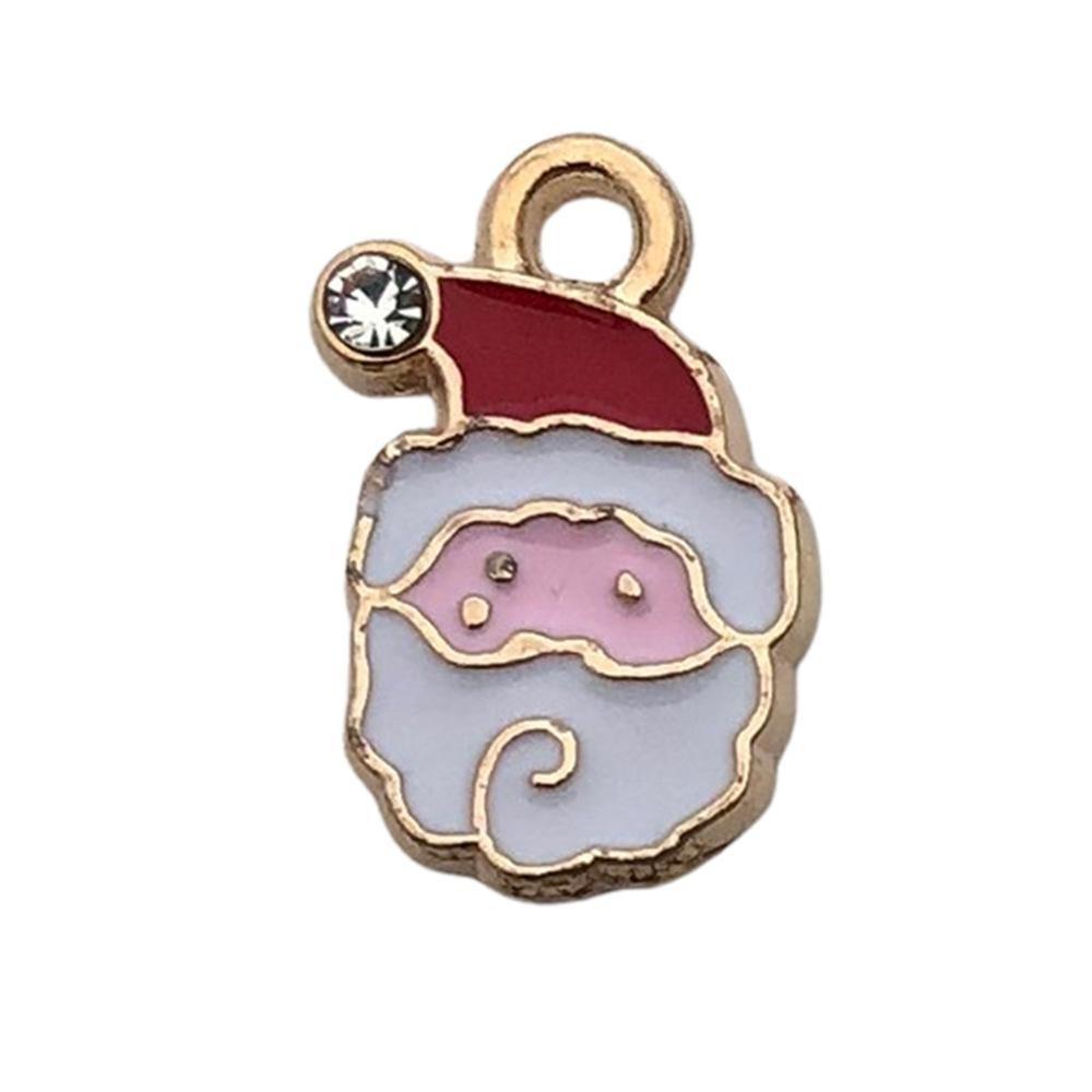 140 Kinds Of Christmas Drips Santa Claus Snowman Snowflake Deer Earrings Bracelet Pendant Diy Jewelry Accessories