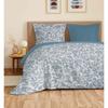 4-piece "Vanessa" Bed Linen Set for 140 X 190 Cm Bed Salma Blue