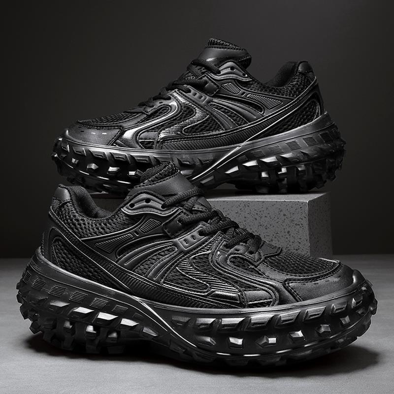 

Fashion Minimalist Thick Platform Low-Top Male Sports Shoes High Quality Summer Sale Jogging On Simple Clearance Men s Casual Sneakers 44