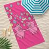 Cartoon Character M-Masha Pig Towel Towel Beach Towel, Quick Drying Absorbent Bath Towel for Swim,Gym,Camping,Outdoor Hot