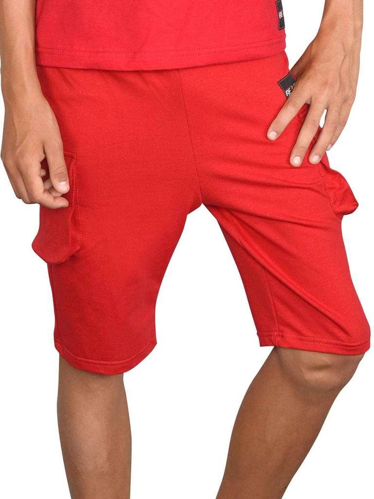 Kids Boys Cargo Fabric Shorts