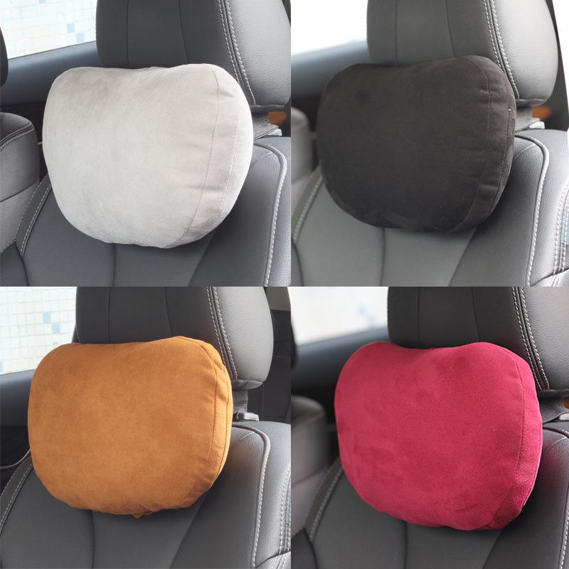 Car Suede Neck and Waist Pillow Set