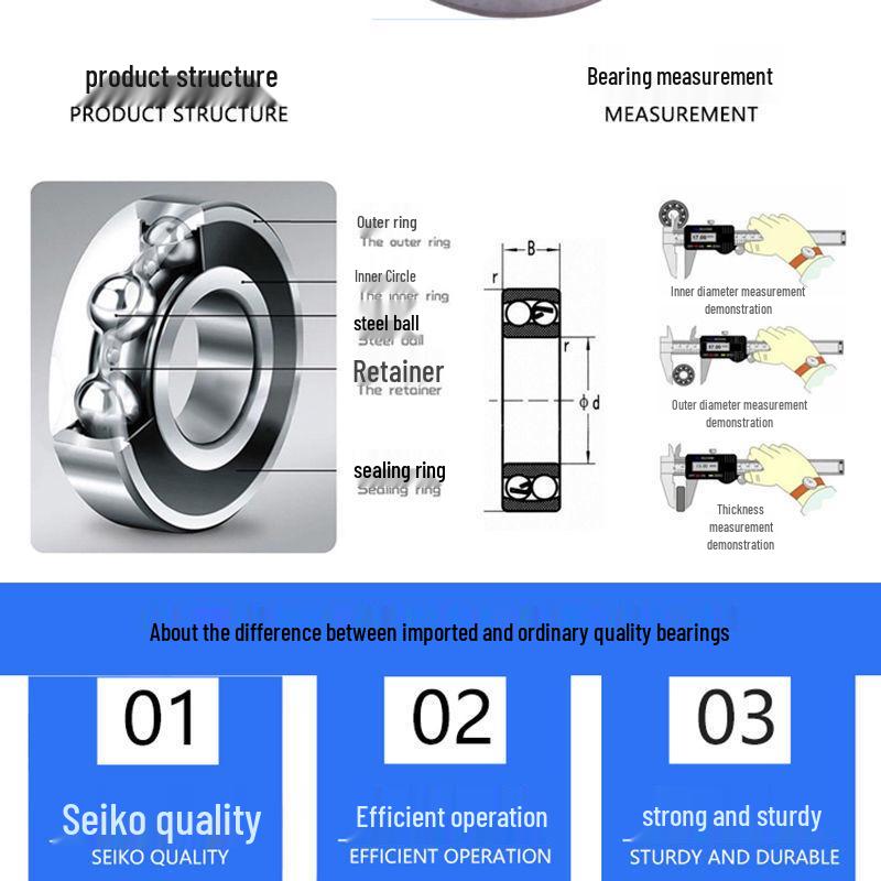 Universal 608zz Front Wheel Bearings for Wheelchairs