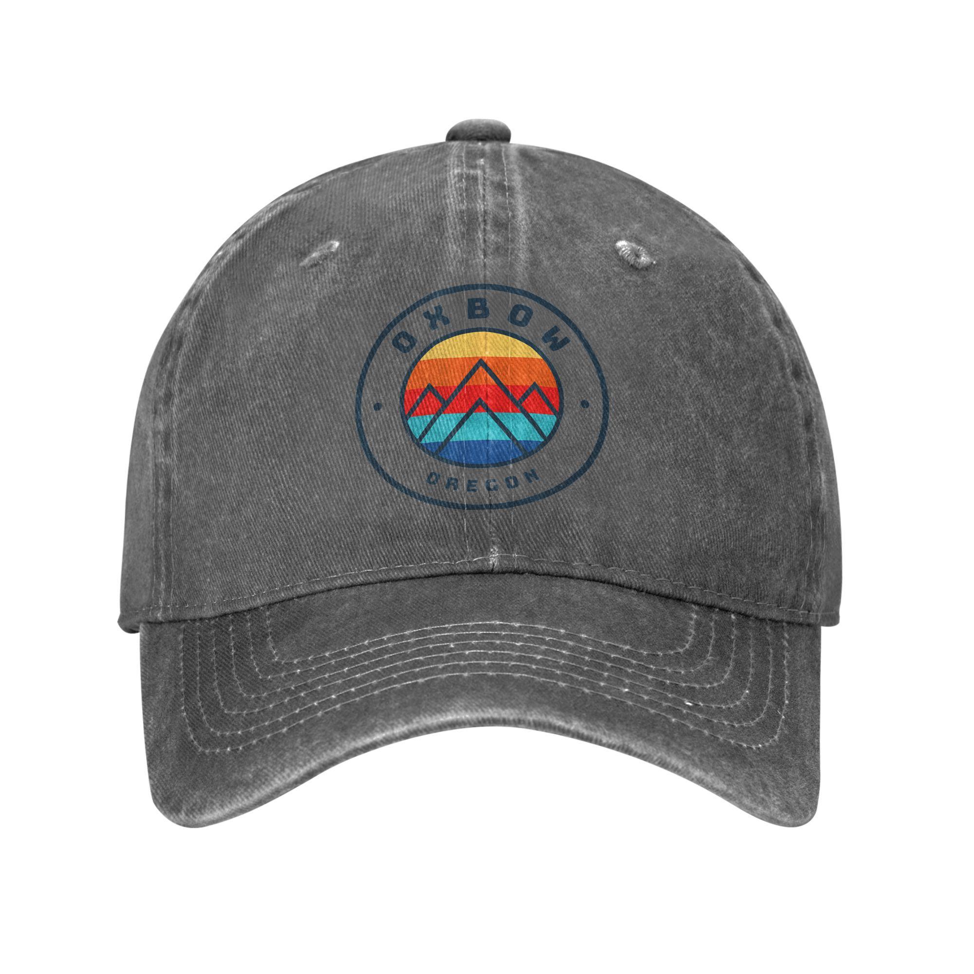 

Ретро бейсболки Oxbow Oregon для рыбалки, летние, унисекс, из состаренного хлопка, солнцезащитная кепка для горных видов спорта и активного отдыха, регулируемая кепка Adjustable серый