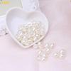55KF 50Pcs Faux Pearl Buttons Fit Sewing Scrapbook Backhole Sewing Crafts 10/11.5mm