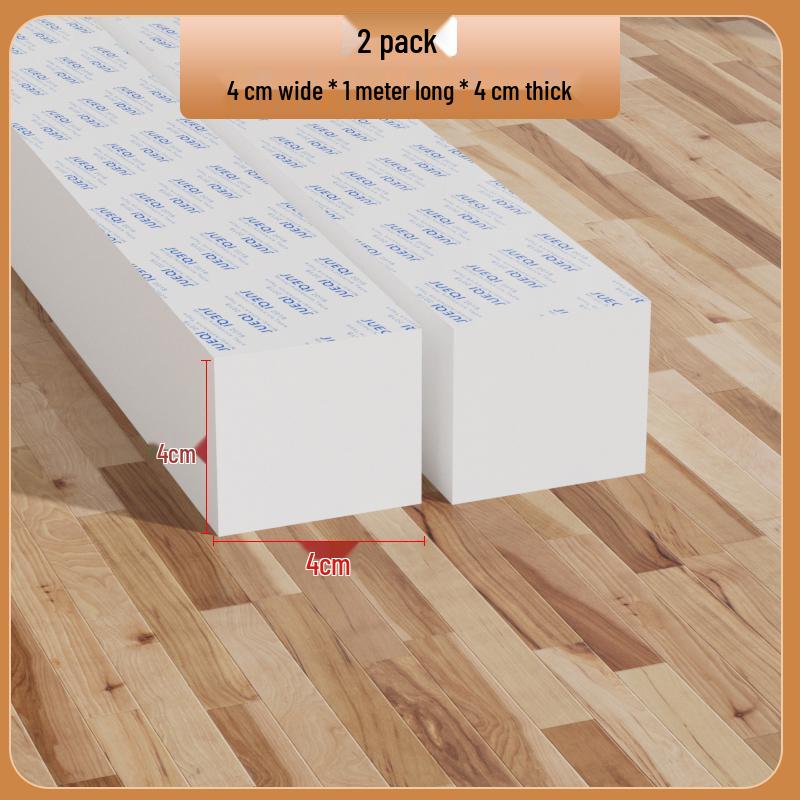 Samoprzylepny biały pasek z gumy piankowej: Uszczelka do drzwi i okien, amortyzująca, dźwiękoszczelna, podkładka antykolizyjna do urządzeń mechanicznych.