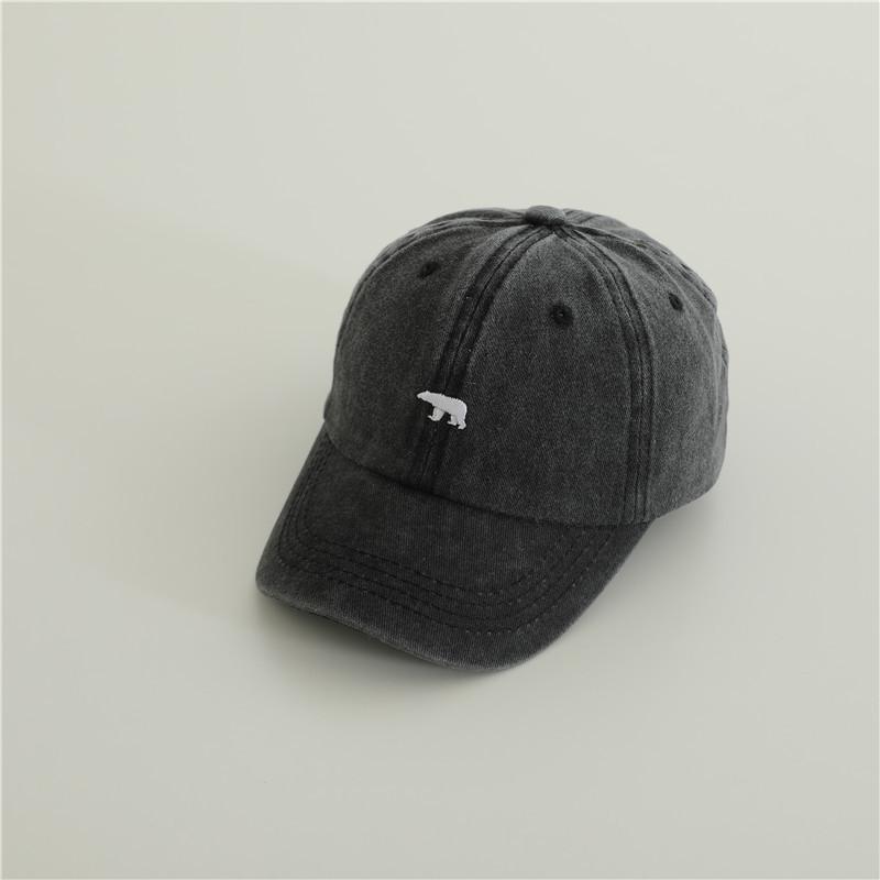 Kids Baseball Caps 49-53cm 3-8 Years Cartoon Embroidered  Boys Hats Girls Spring Summer Vintage Denim Caps Children Hat