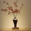 Artificial Apples Branch Realistic Tall Apples Bouquet Tree Branch with Long Stem Green Leaves Fruit Plant for Home