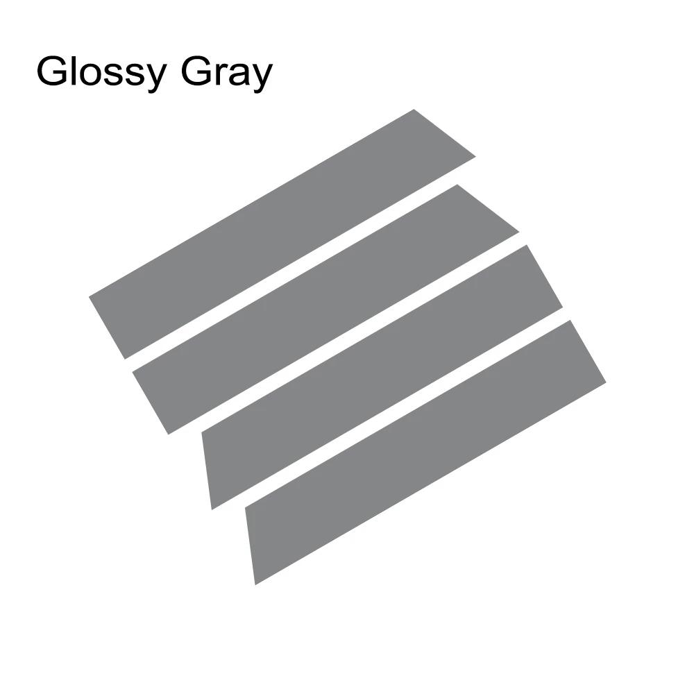 4PCS Car Side Wheel Eyebrow Fender Stripe Stickers Vinyl Decals For Ford Mustang GT S550 Car Body Decoration Decals Accessories