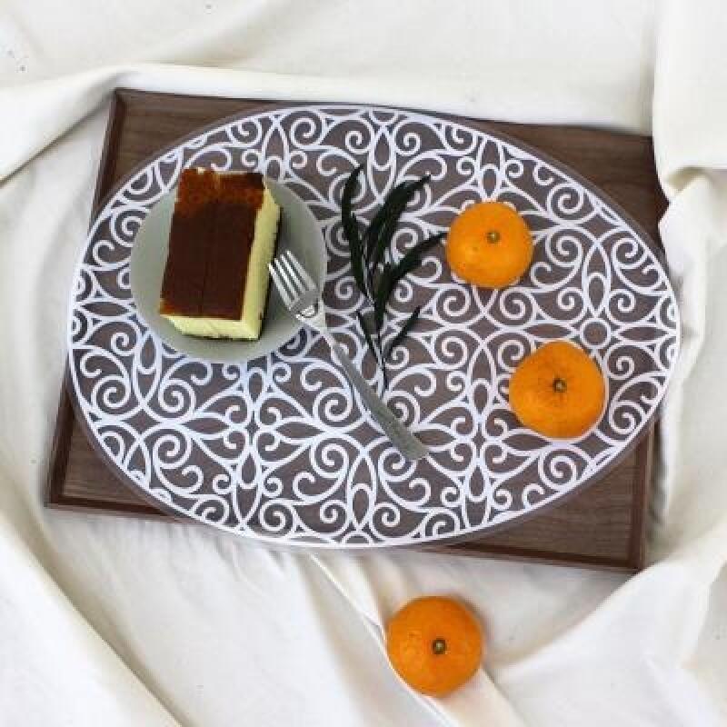 Posh Egg Silicone Placemat 2P gold