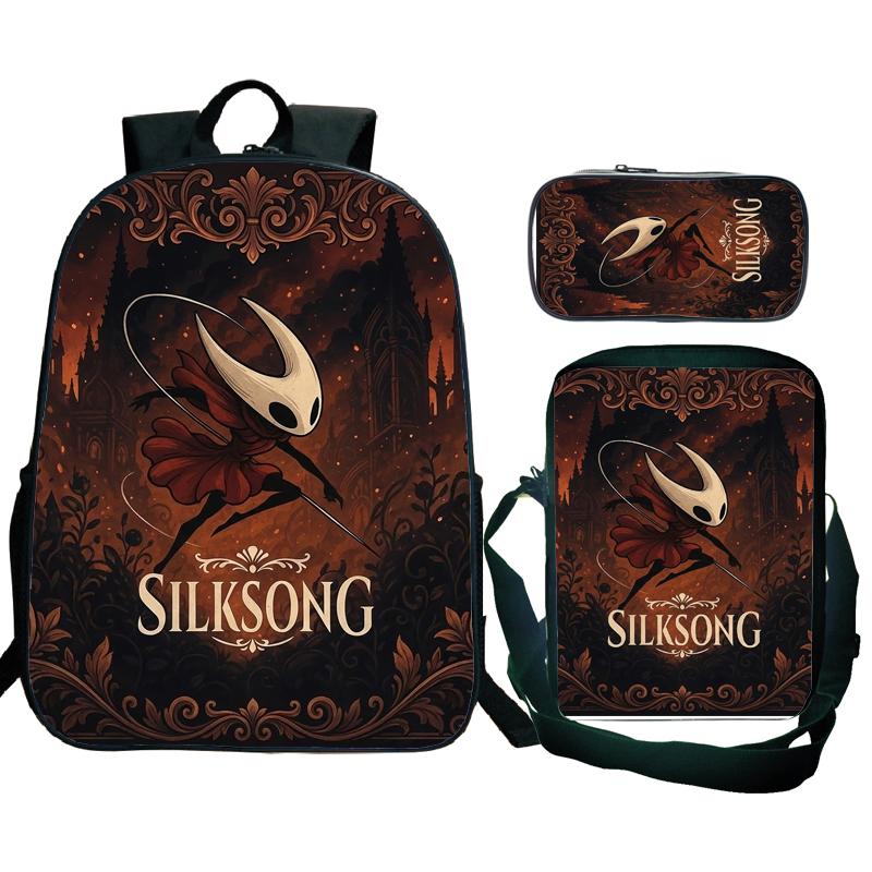 

Hollow Knight 2 Silksong Рюкзак Підлітки Шершень Магніт на Холодильник Рюкзак Сумка Через Плече Пенал Шкільні Рюкзаки 23