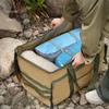 Borsa Portaoggetti Multifunzionale da Esterno 53/81L, Grande Capacità Viaggio e Campeggio Picnic Tenda Sacco a Pelo, Borsa Portatile Impermeabile