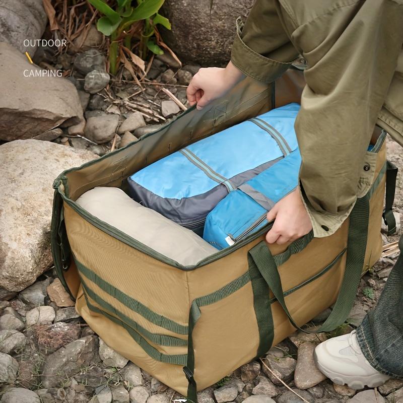 Borsa Portaoggetti Multifunzionale da Esterno 53/81L, Grande Capacità Viaggio e Campeggio Picnic Tenda Sacco a Pelo, Borsa Portatile Impermeabile