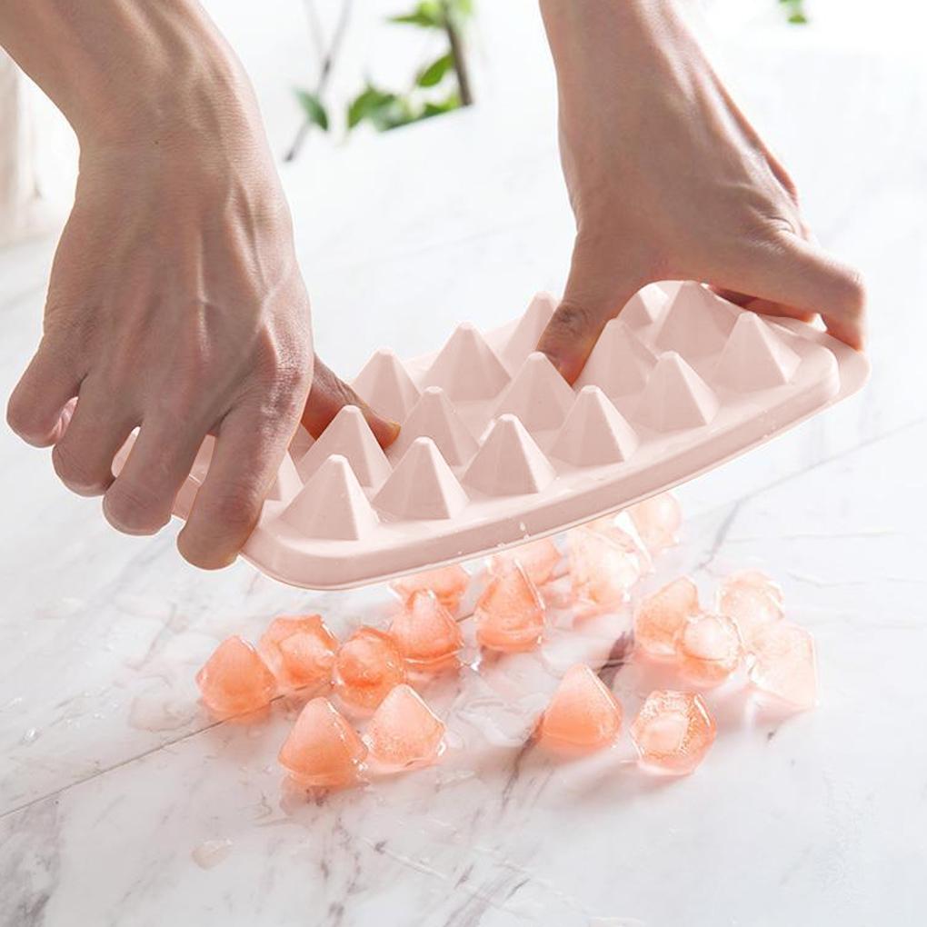 1 buc bile de gheață tavă grilă DIY Ice Cube mucegai plastic budincă jeleu Maker mucegai cu capac