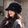 Skin Friendly Corduroy Slouchy Hat Soft Warm Hat Versatile Visor Cap  Vaction