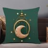 1 x doppelseitig bedruckte Kissenbezüge mit Ramadan-Motiv. (17,7"*17,7") Traditionelle Kissenbezüge für Zuhause, Dekoration für Zimmer, Bett, Sofa, Stuhl, ohne Kissenkern