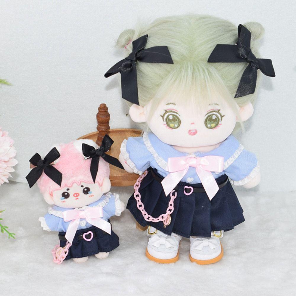 

With Headwear Accessories Princess Dress Cute Shirt Skirt 10/20cm Cotton Doll/EXO Idol Dolls