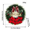 Christmas Flower Wreath Door Hanging Merry Christmas Home Christmas Decoration Holiday Pendant