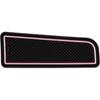 Bonbo Anti-Dust Mats for Dodge Charger 2015- | 6-Piece  Fit Cup Holder Pads Set | Eco-Friendly Silicone Non-Slip Interior Accessories (Pink)