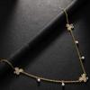 Stonefans Fashion Butterfly Waist Chain Belt Adjustable Body Accessories Elegant Pearl Pendant Crystal Belly Jewelry Party Gift