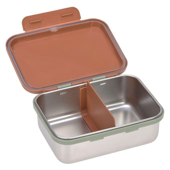 Boîte À Déjeuner - Lässig - Happy Prints - Inox - Caramel - Enfant - Rectangulaire