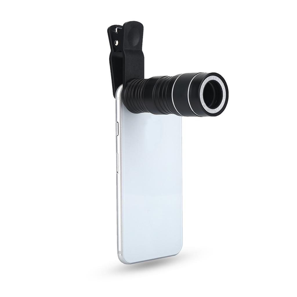 Outdoor Mini Portable 12 Times Focusing Phone Monoculer Smartphone Telescope (Silver)
