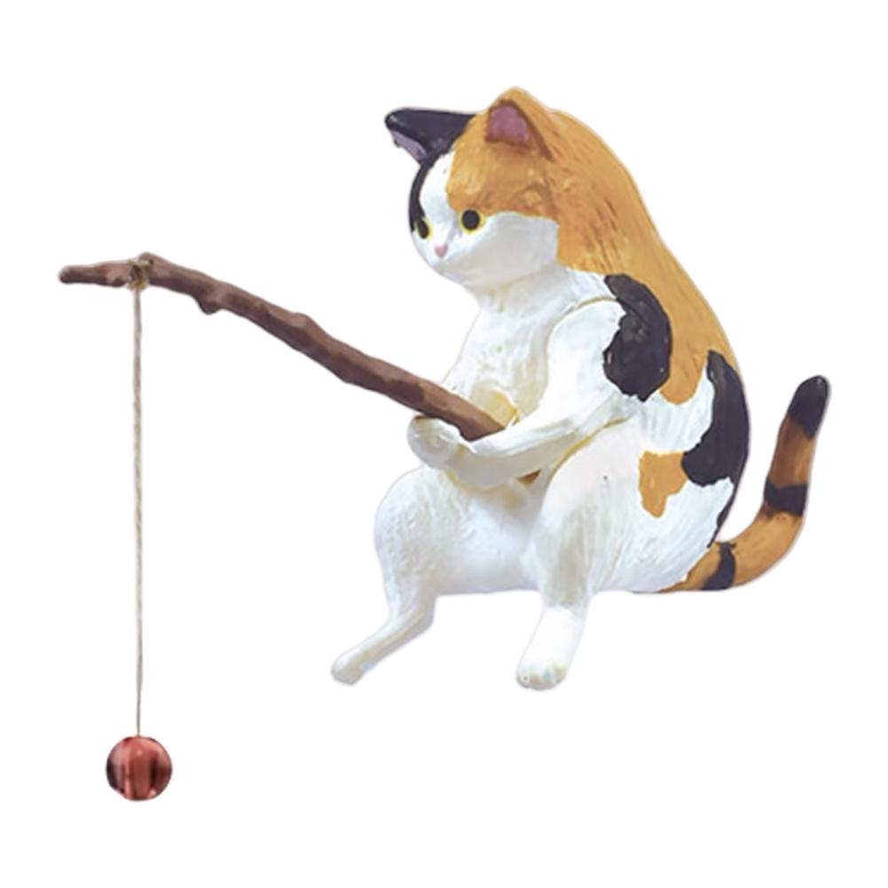 

7 шт./5 шт. Рыбалка Кот Аквариумы Украшения Аквариумы Подвесные Декоры Пейзаж Водный Питомец Аквариум Орнамент Настольные Аксессуары