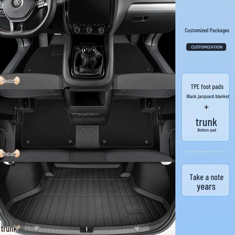 Volkswagen Sagitar Floor Mats & Door Sill Body Kit for Car Interior Style