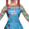 Chucky modré šaty Halloweenský cosplay kostým