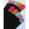 Women Sports Socks Separate Fingers High Tube Five Finger Crew Socks Yoga