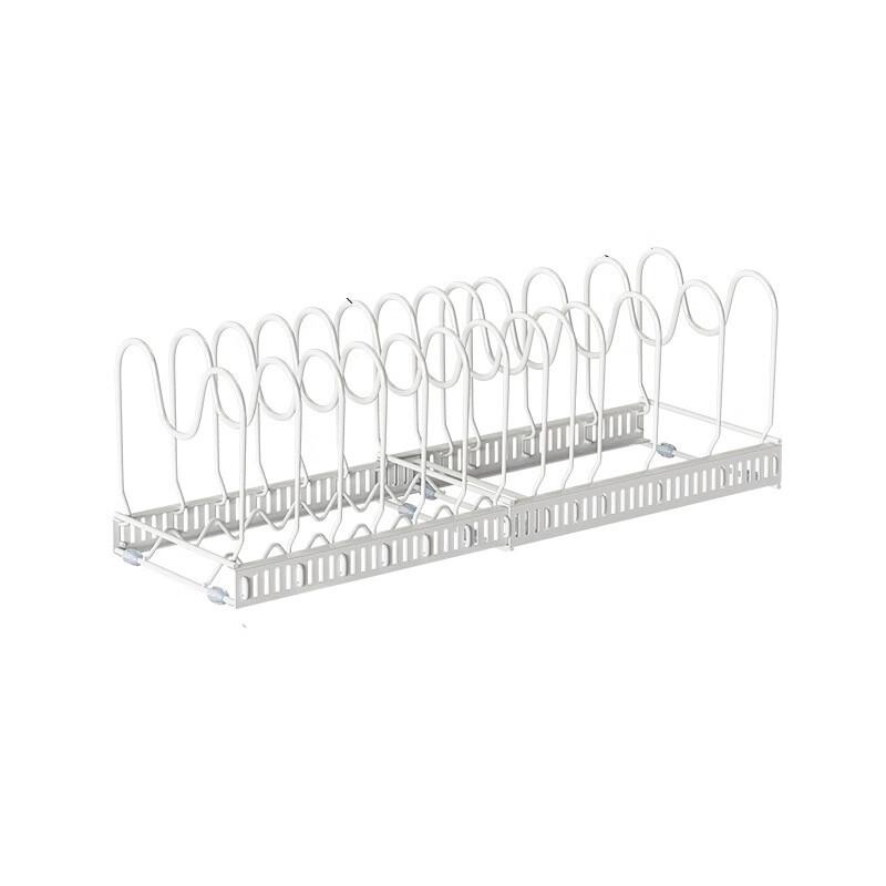 Xuanyong Extendable Kitchen Countertop Dish Drying & Pot Lid Rack