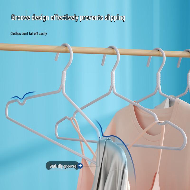 LYNN Thickened Non-slip Dip-Coated Clothes Hangers