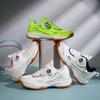Kids Badminton Shoes Boys Girls Breathable Mesh Upper Non-Slip Rubber Sole Lightweight Low-Cut Sports Sneakers