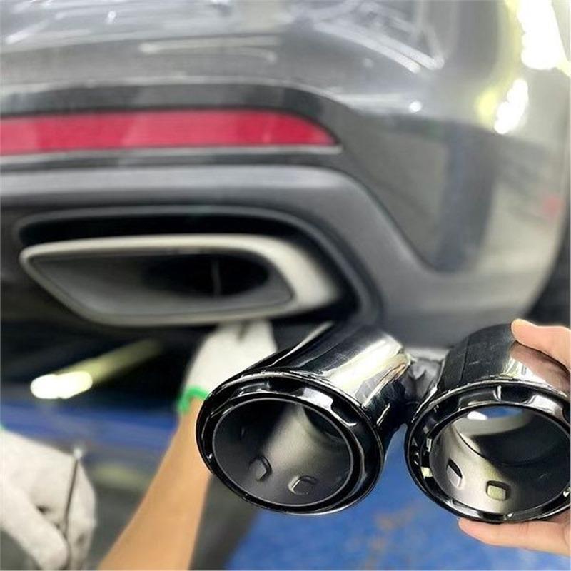 Porsche Panamera Quad Exhaust Tips for 2017-2023 Models