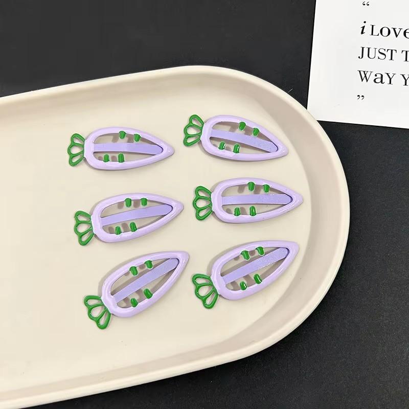 6 pièces/ensemble Épingles à cheveux simples sans couture pour coiffure Femmes Coréennes Carotte Géométrique Barrettes Pince à cheveux latérale Filles Accessoires pour cheveux Couvre-chef