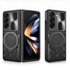 Magnetic 360°Rotating Car Holder Ring Shockproof Case for Samsung Galaxy Z Fold 7 6 5 5G Armor Slide Camera Lens Back Cover Capa