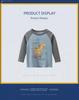 27kids Kinder Herbst 2025 Jungen Langarm Unterzieh-T-Shirt im koreanischen Stil