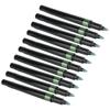 10PCS Metallic Marker Pens Emerald Marker Pens for Graffiti Wood Painted Ceramics Glass Fluid Spread Graffiti Marker Pen